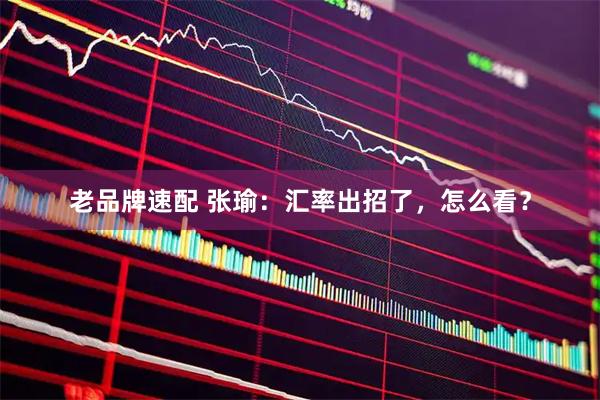 老品牌速配 张瑜：汇率出招了，怎么看？