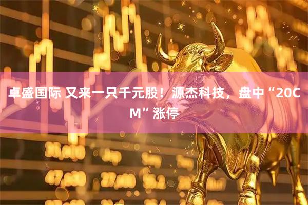 卓盛国际 又来一只千元股！源杰科技，盘中“20CM”涨停